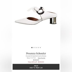 Proenza Schouler Leather Mules